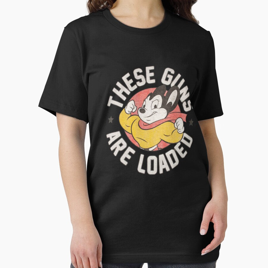 Mighty Mouse These Guns Are Loaded Vintage Cartoon by imtiezpuwarj