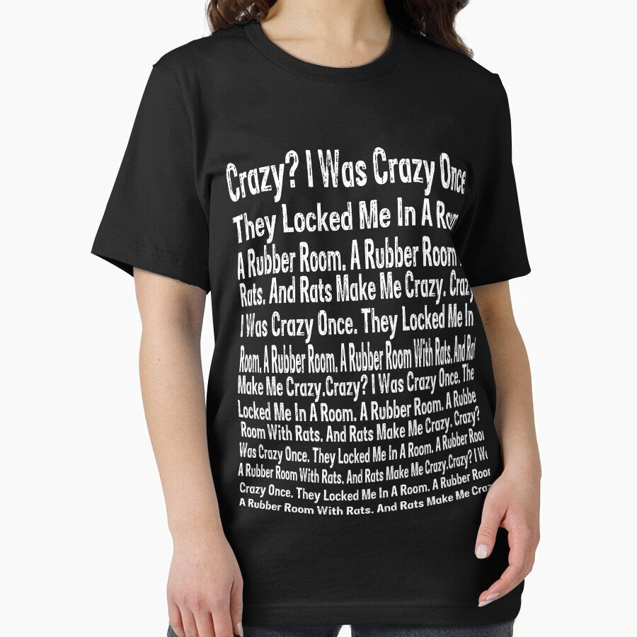 Crazy? I Was Crazy Once Meme Funny Trending Meme by QUOTABLE STICKERS