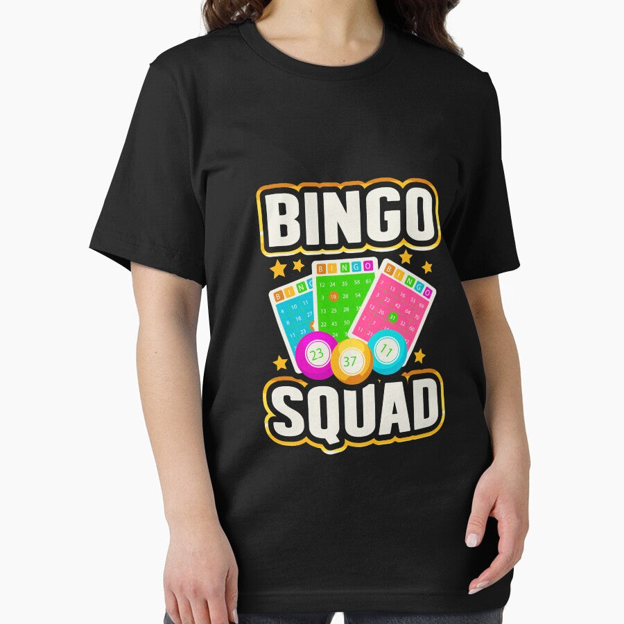 Bingo Squad Lucky Lottery Gambling Player Game Team Gift Long Sleeve T-Shirt by derekvella