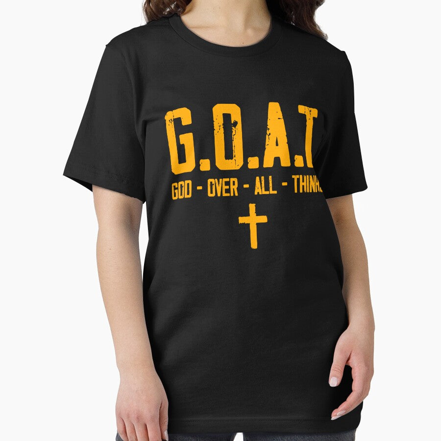 G.O.A.T. God Over All Things Christian Design by ameirkessao