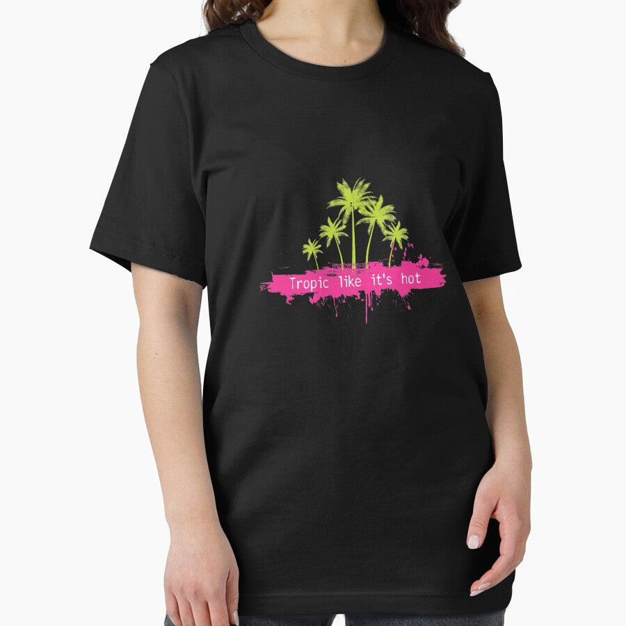 Tropic Like It's Hot Graphic Slim Fit by BUBLTEES
