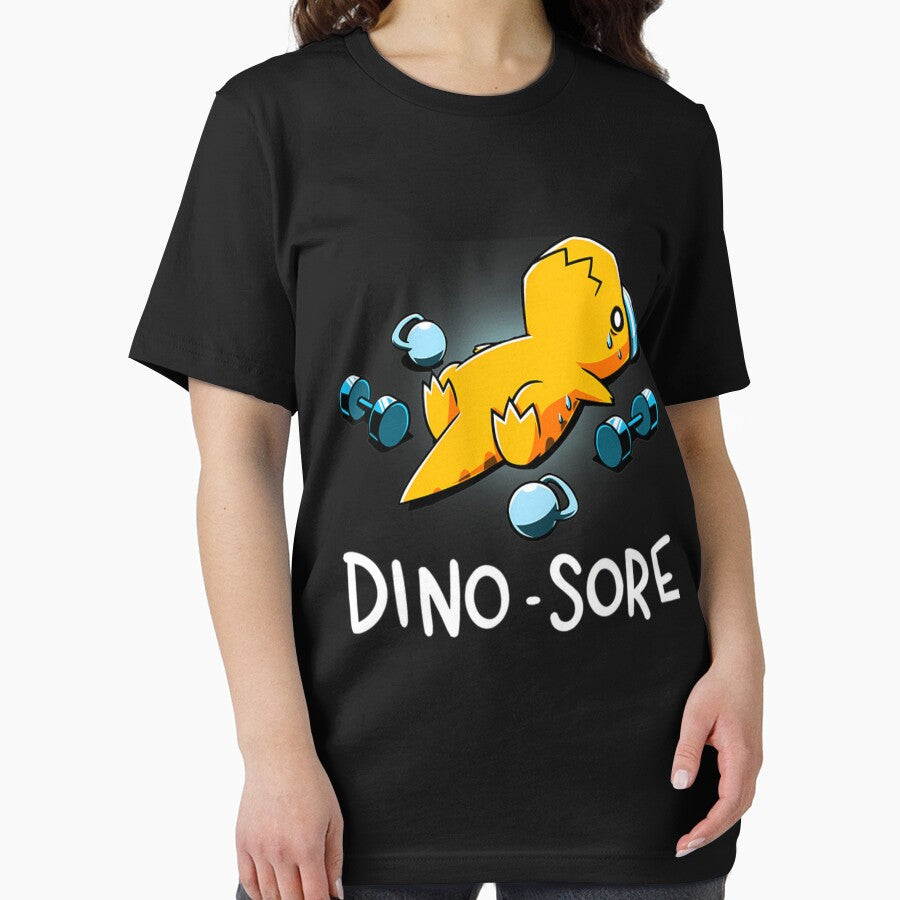 Dino Sore Dinosaur Workout Gym Fitness by Joseph Mccarthy