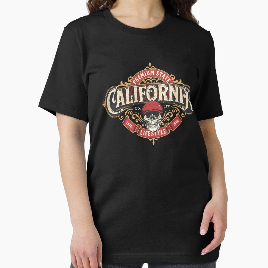 California lifestyle premium state vintage label by maryettapate
