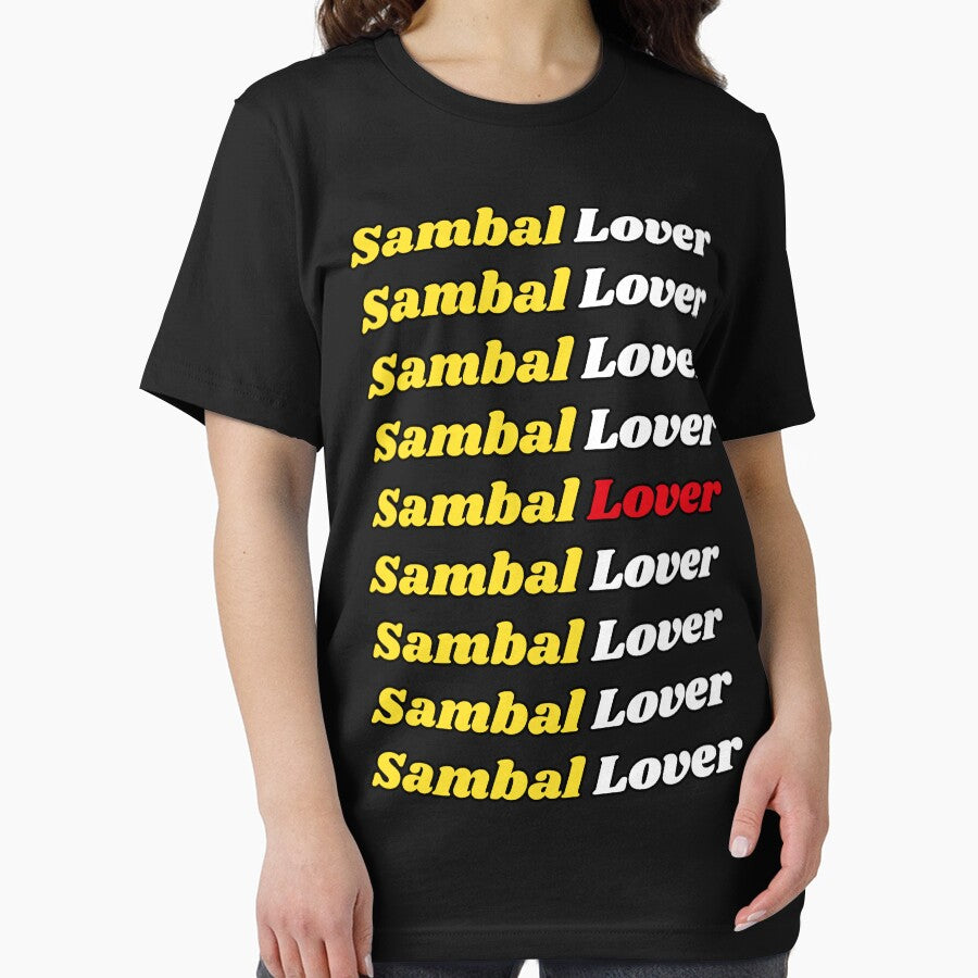 'Sambal Lover' Indonesian Traditional Food - Delicious Text Based Design by Ridiculam Toga