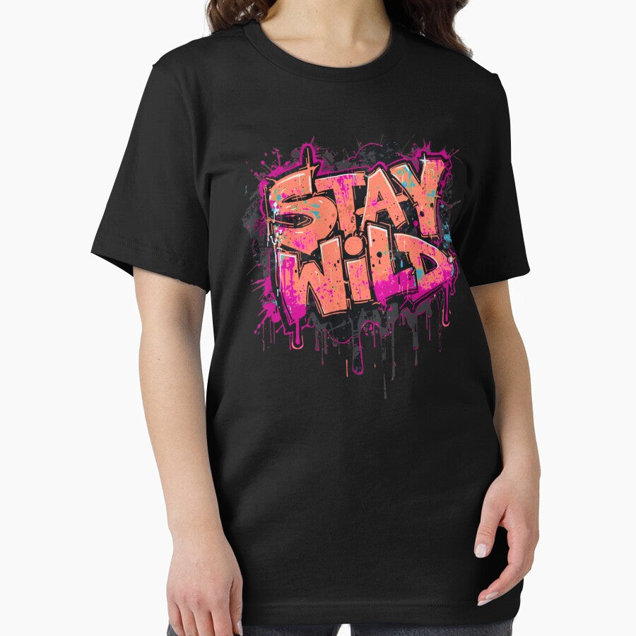 Stay Wild Graffiti Quote  – Trendy Urban Street Style Design by typoinspired