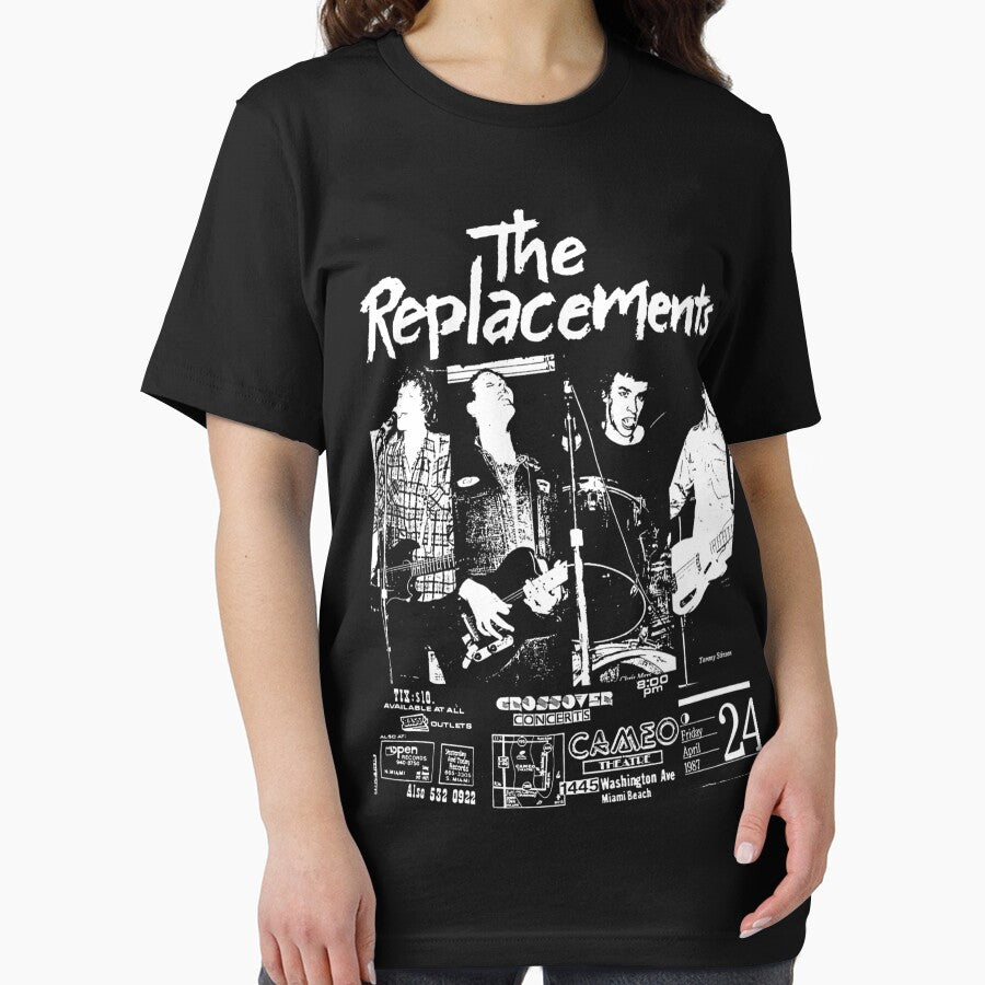 Vintage The Replacements Concert Graphic Music Art BLK by NeckedMcknight