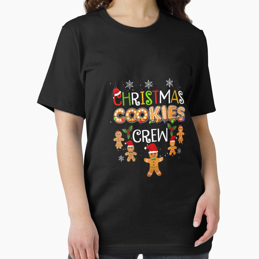 Womens Christmas Cookie Baking Crew Shirt Xmas Cookie Exchange V-Neck T-Shirt by BehmeJenell
