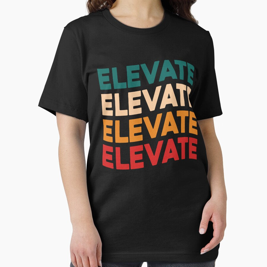 Elevate Motivational T-Shirt by KGN  CREATIVITY