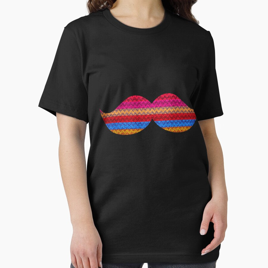 Funny Mustache Chevron Pattern by enhan