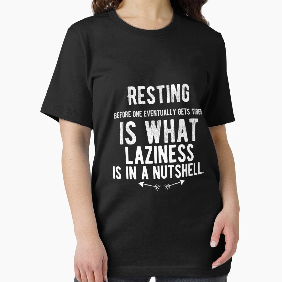 Resting before one eventually gets tired is what laziness is in a nutshell. Funny Lazy Quote by Quotes ⭐⭐⭐⭐⭐