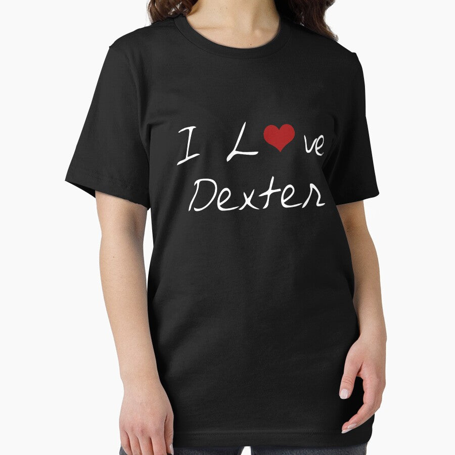 I Love Dexter Slim Fit T-Shirt by Laura J Devera ⭐⭐⭐⭐⭐