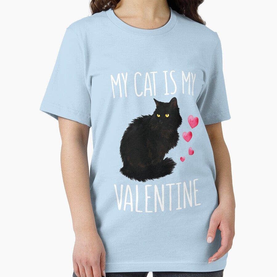 Black Cat For Valentine's Day My Cat Is My Valentine by JamesMRobins