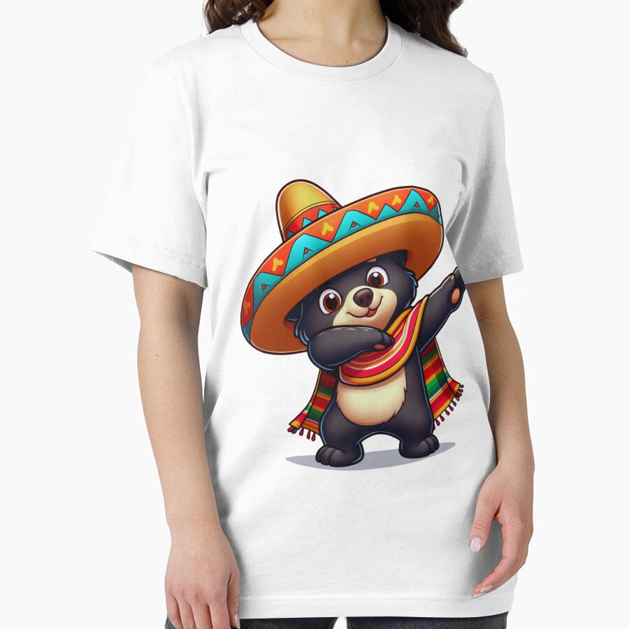 Mexican Black Bear Dabbing Mexican Poncho Cinco de Mayo Boys Men Dab by KAYDEE01212 ✨