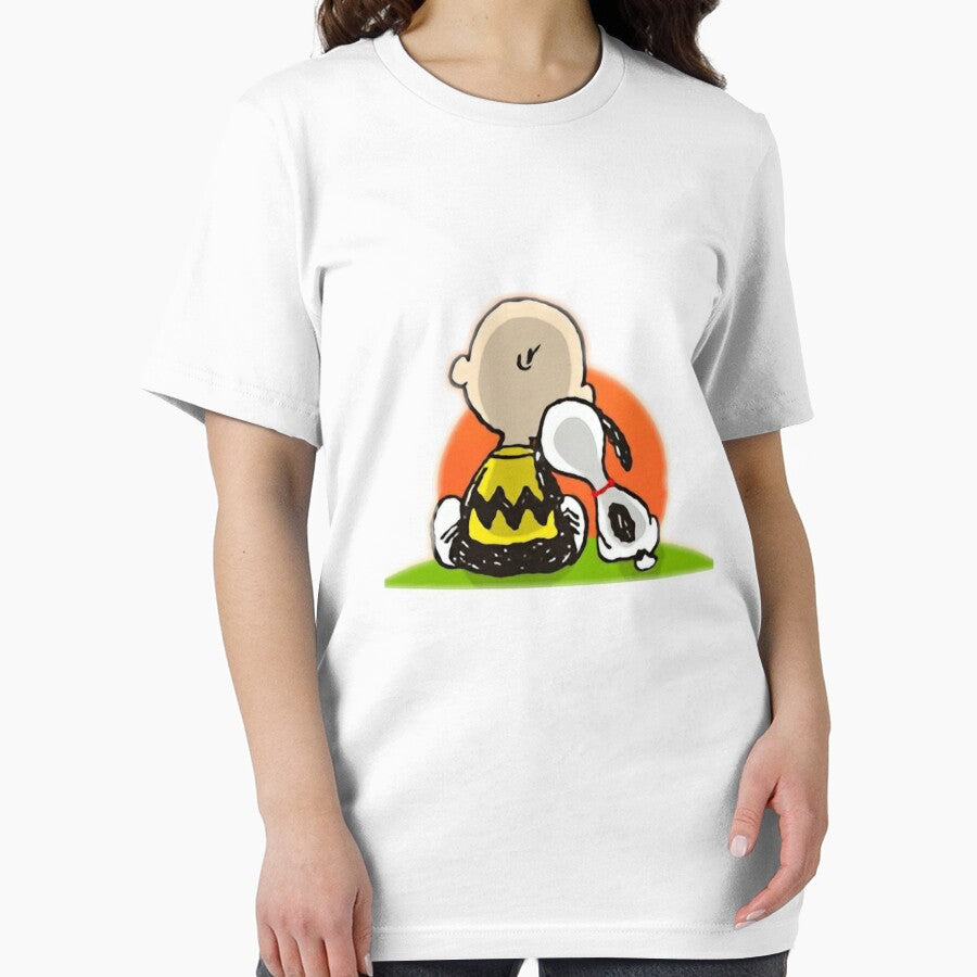 Snoopy and Charlie Brown Friendship Sunset by samjkt