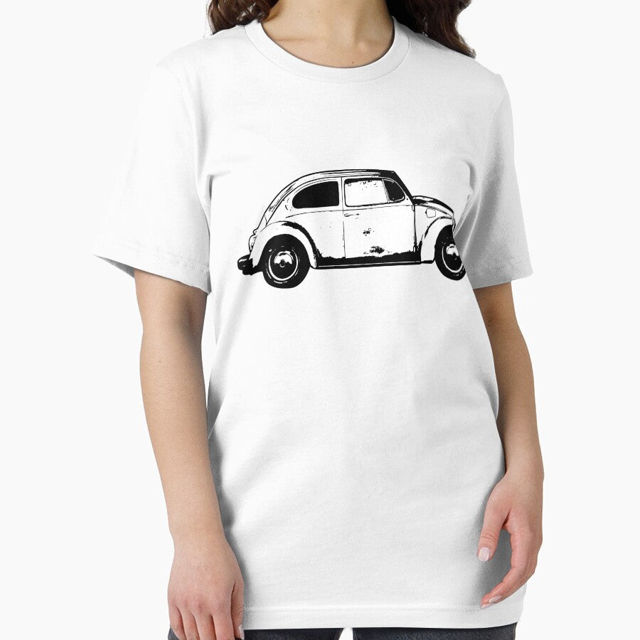 Classic Small Car Retro Illustration by verelhaiden