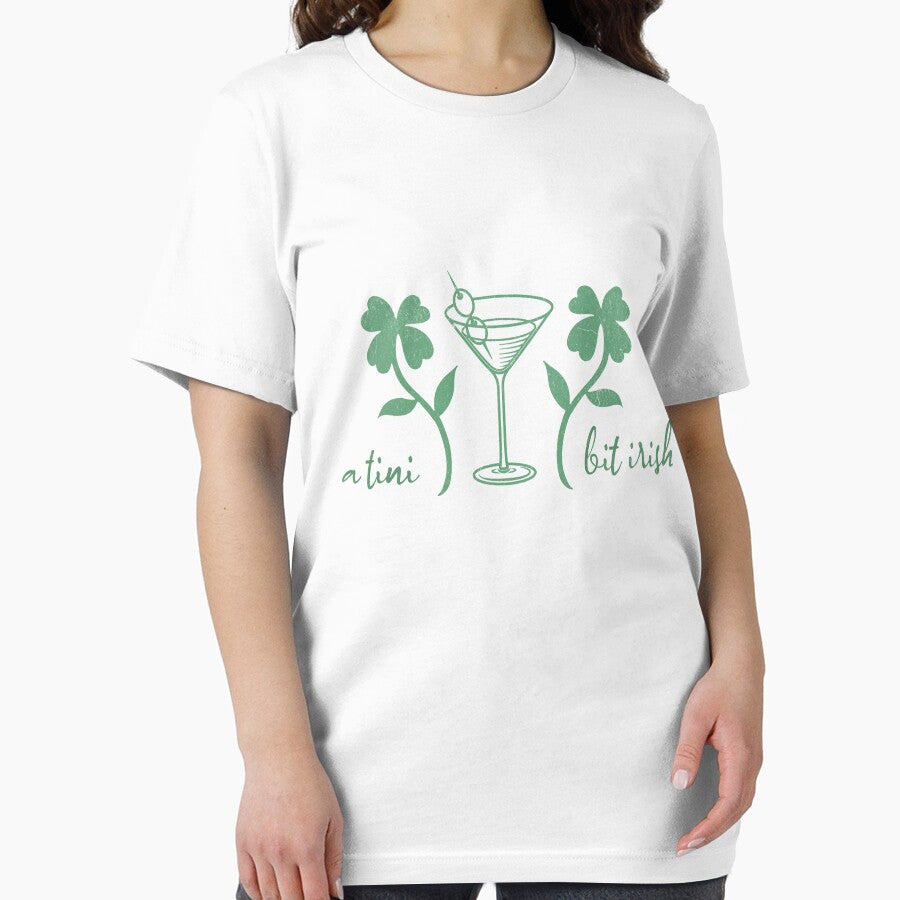 A Tini Bit Irish St patricks shamrock Martini by UniTeeCo