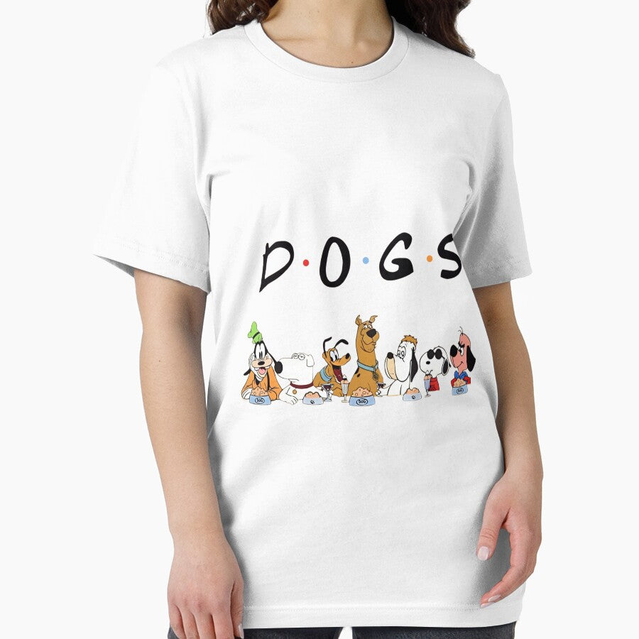 Famous Cartoon Dogs Friends Parody Coffee Shop by rafaelvargas18