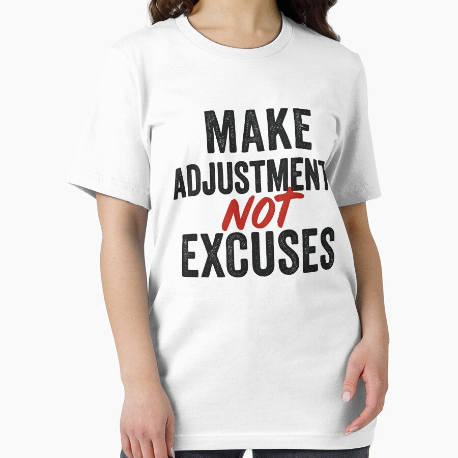 Positive Mindset Growth Hustle Saying No Excuses Motivational T-shirt by comfyyy