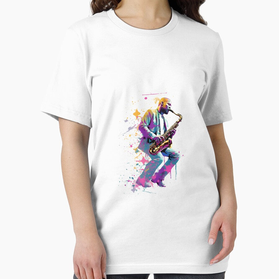 Fashion Singer in Vibrant Graffiti Art by NegarinFashions