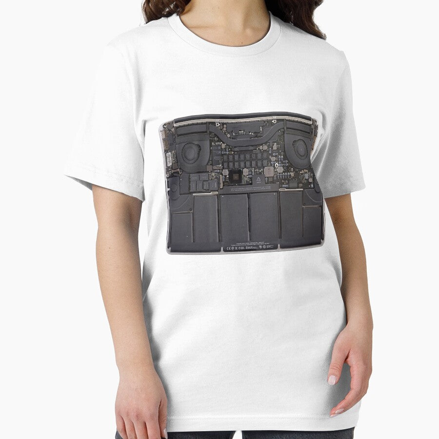 MacBook Pro inside Slim Fit T-Shirt by samhawky