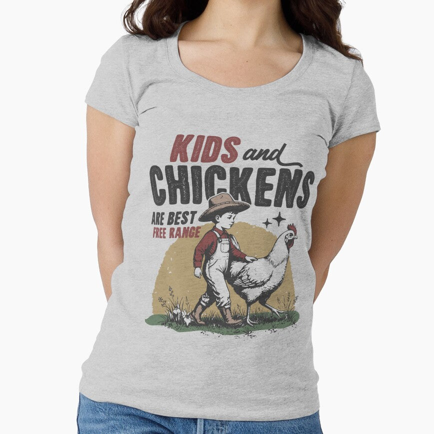Kids and Chickens are best free range by Zedeldesign