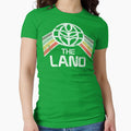The Land Logo Distressed in Vintage Retro Style by retrocot