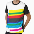CMYK Blocks and Lines 1 by Alex Dotulong