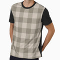 Stone and Beige Gingham Print All Over by Feeling Artsy
