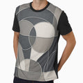 Silver Accent Geometric Minimal Wallpaper by Ve & Co