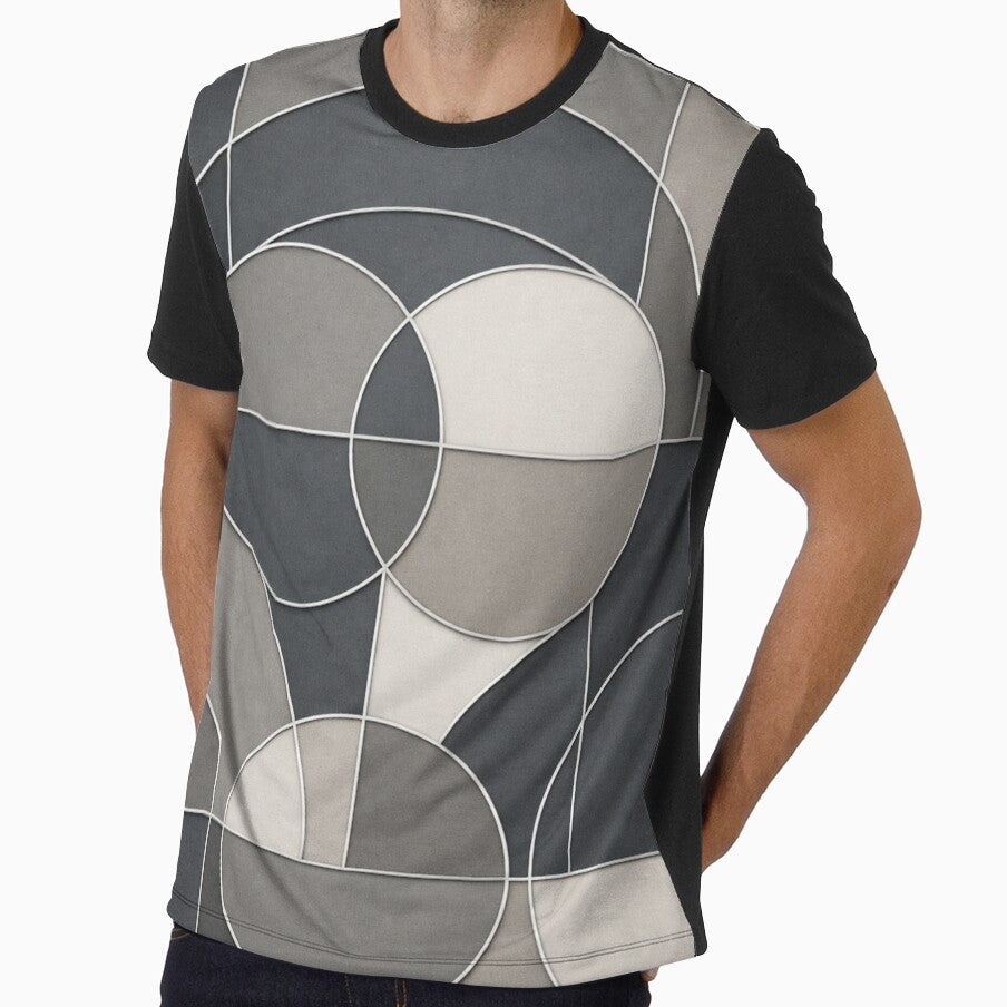 Silver Accent Geometric Minimal Wallpaper by Ve & Co