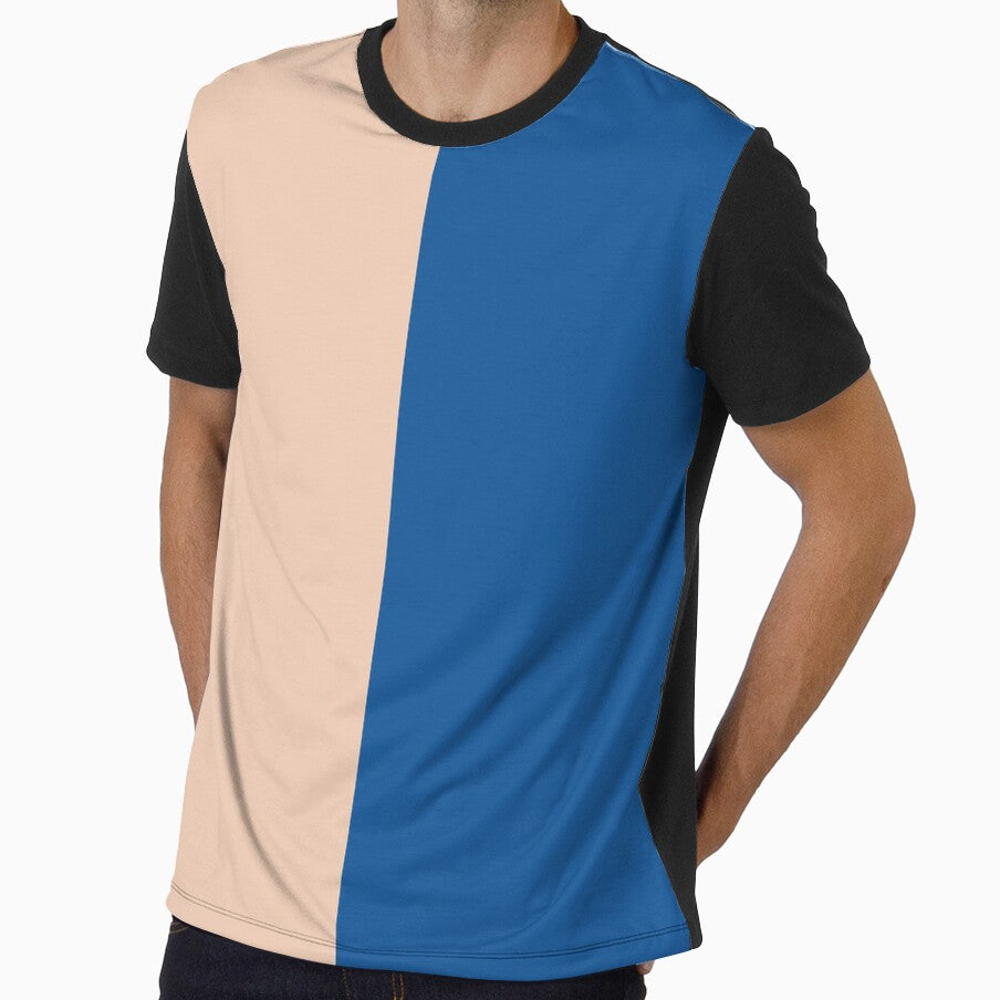 Beige and Classic Blue Solid Color by PabloPatterns
