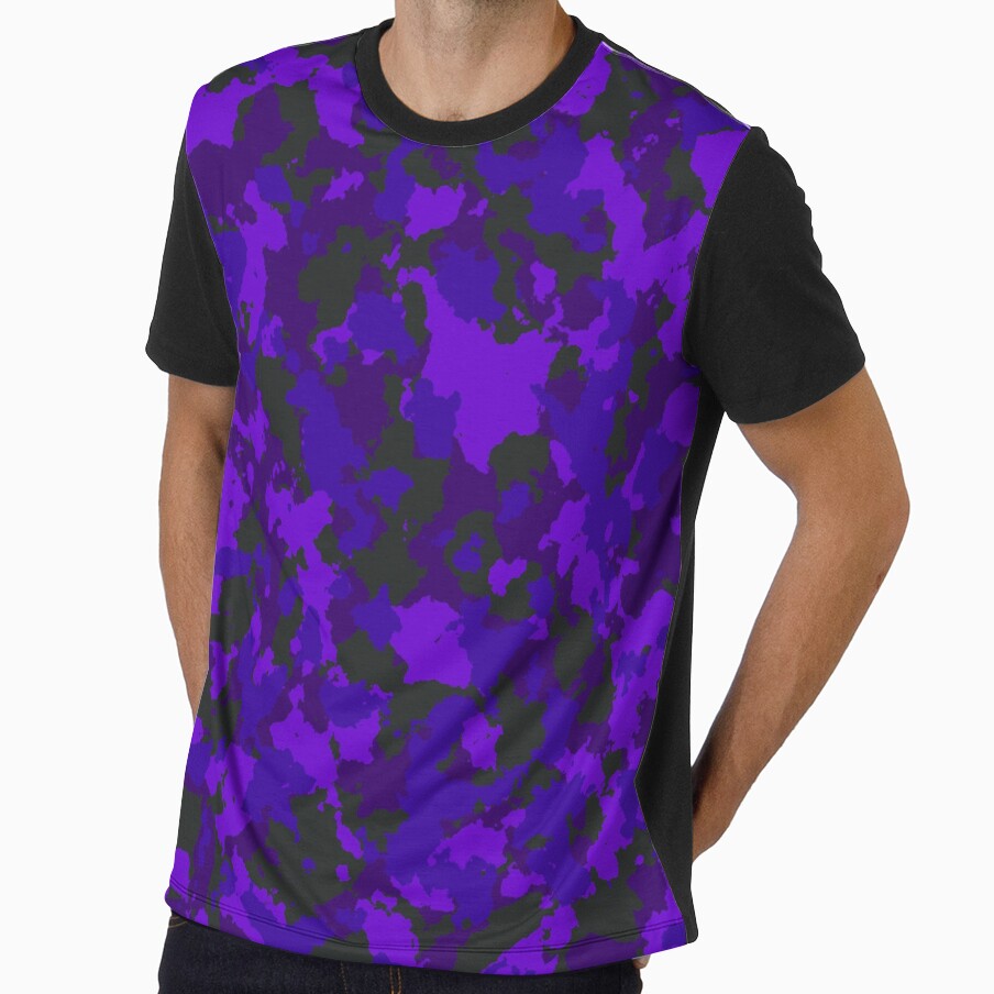 Dark Blue Camouflage by Tshirtstory