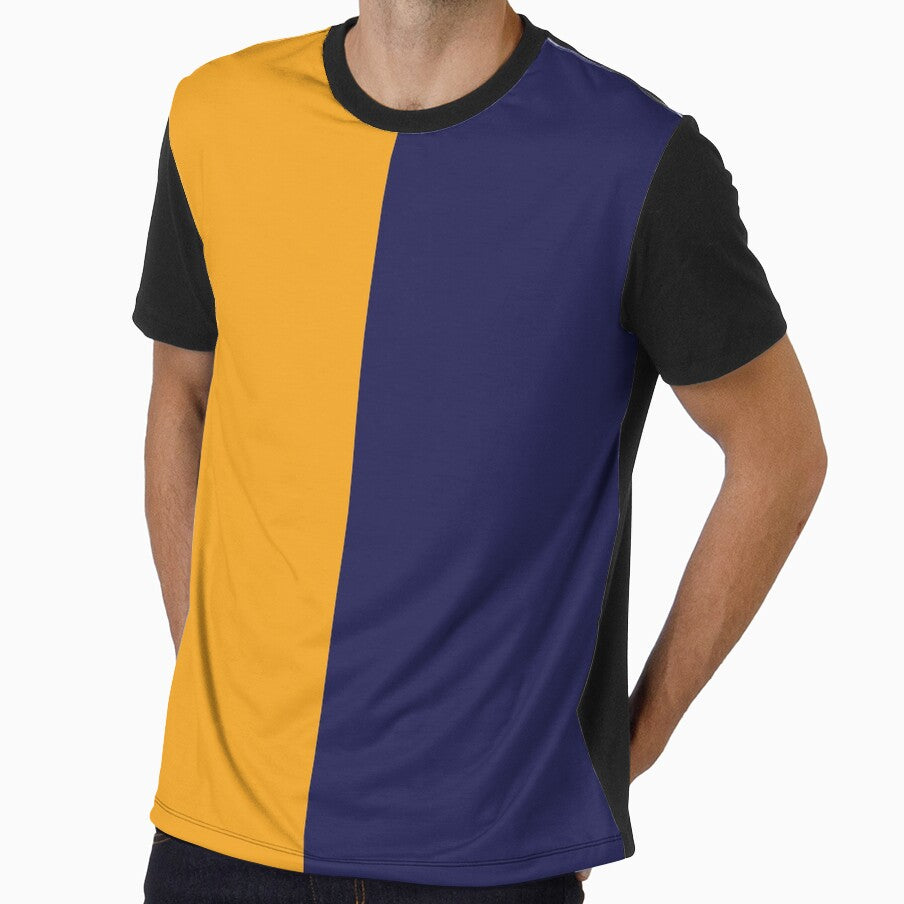 Navy Blue and Sun Yellow Solid Color by PabloPatterns