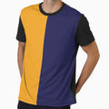 Navy Blue and Sun Yellow Solid Color by PabloPatterns