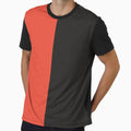 Crimson Red and Black Solid Color by PabloPatterns
