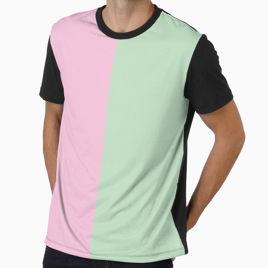 Light Pink and Sage Green Solid Color by PabloPatterns