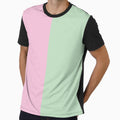 Light Pink and Sage Green Solid Color by PabloPatterns