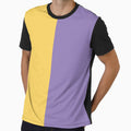 Yellow and Lavender Solid Color by PabloPatterns
