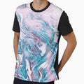 Cotton Candy - pink blue abstract swirls by JaycraveDesigns