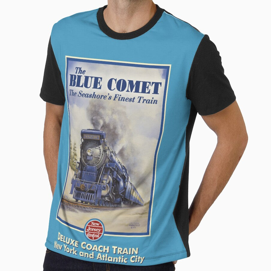 The Blue Comet Poster by James & Laura Kranefeld