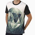 Modern Geometric Forest Print by PrintsProject