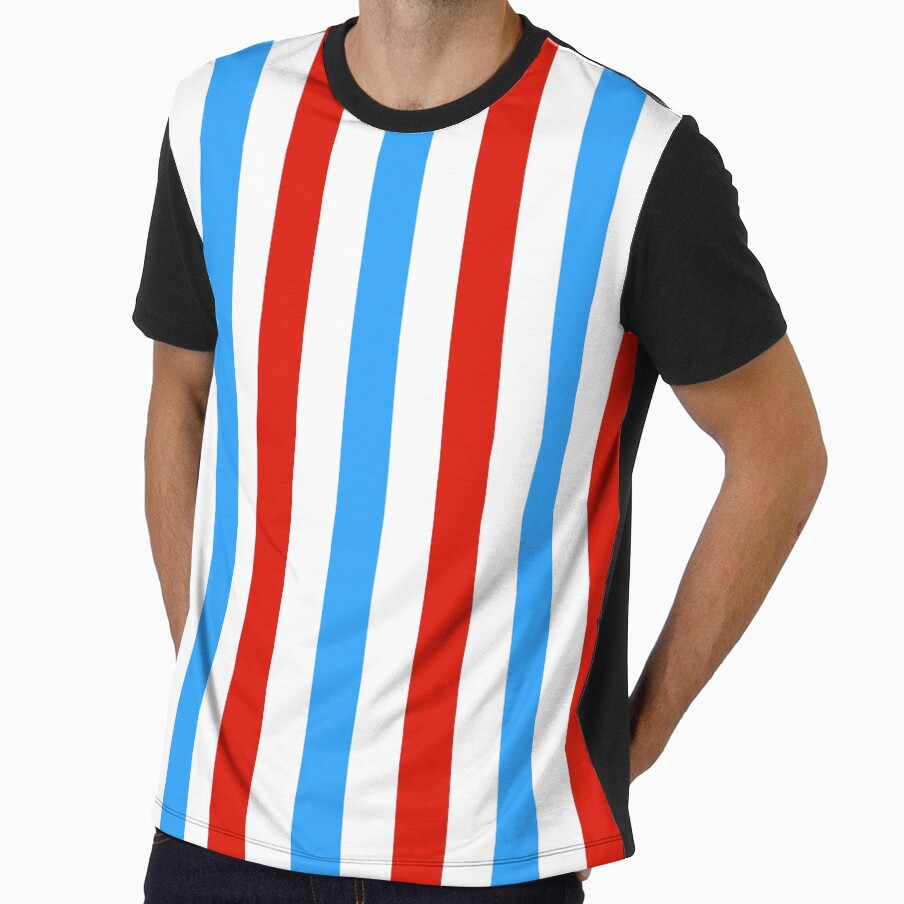 Red, White and Blue Striped Pattern by TwelveParties