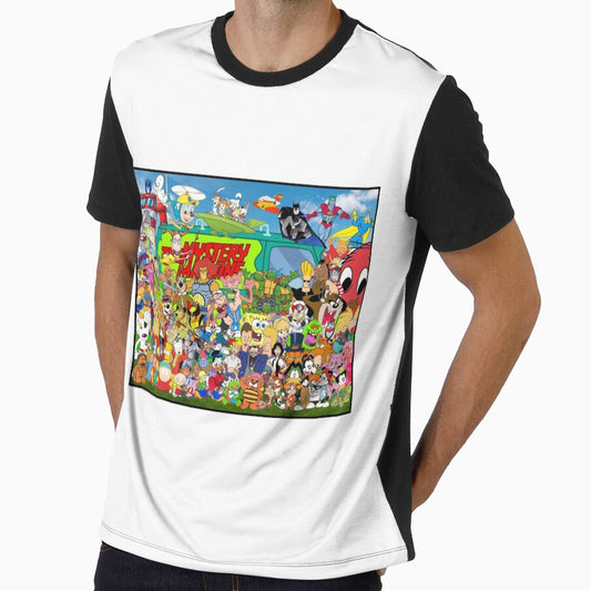 Cartoon Chaos: A Blast from Every Era! by THAT'S WHAT TEE SAID