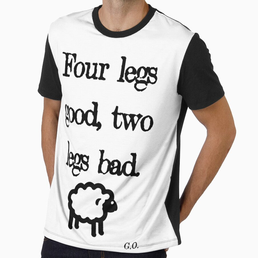 Four legs good, two legs bad | George Orwell Shirt by Christopher Taylor