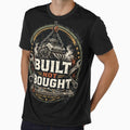 Built Not Bought Shirt, Garage Build Graphic Tee, Custom Car Biker Garage Gift, Old Iron Mechanic Style, Veteran Rider Apparel by VETS AND VELOCITY LLC