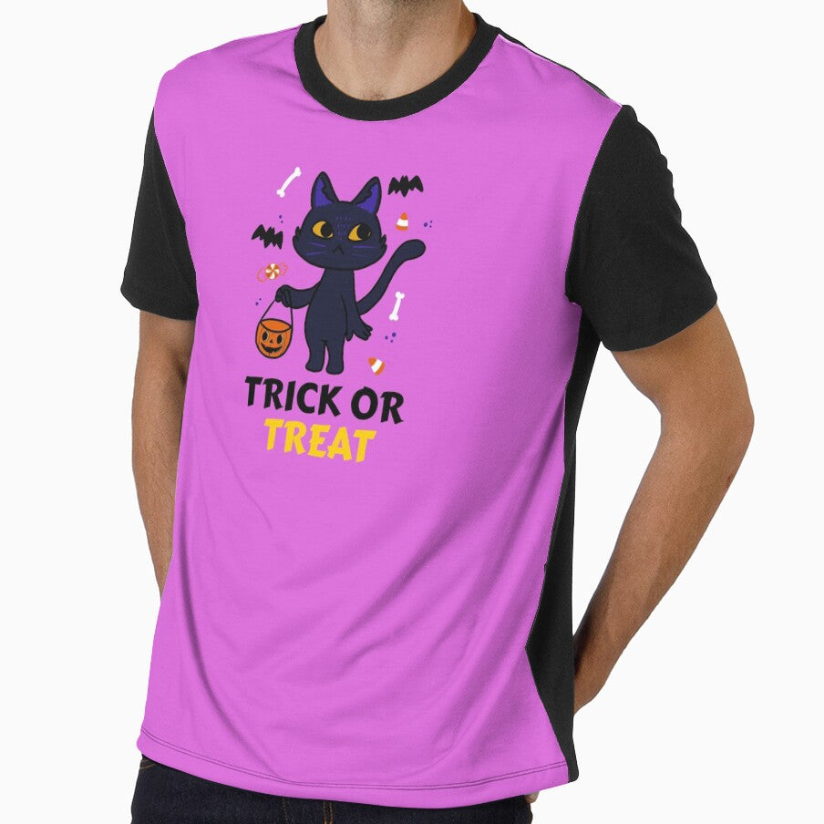 Trick or Treat Cat – Magenta Night by Novel Works Studio