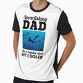Spearfishing Underwater Fishing Dad Fathers day by TastefulTees