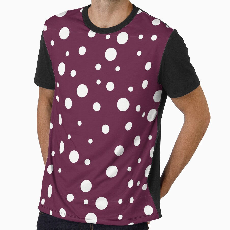 Maroon Polka Dots by aashna42
