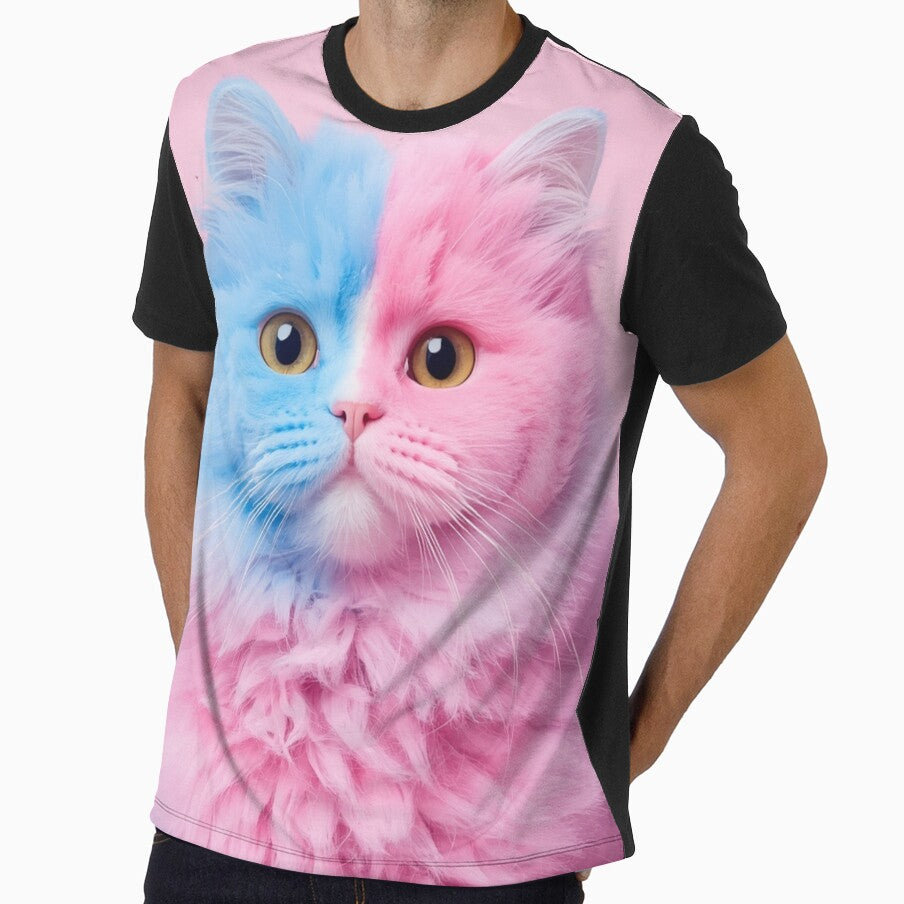 Cotton Candy Cat Kawaii Sticker by Stylestickers55