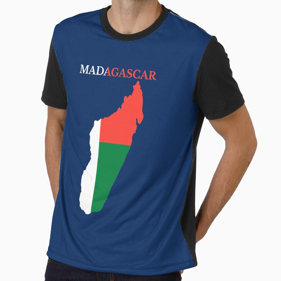 Madagascar Map Flag by marosharaf
